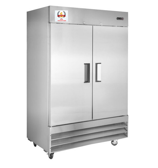 Two Door Stainless Refrigerator- Bottom Compressor 46.8 cu.ft.